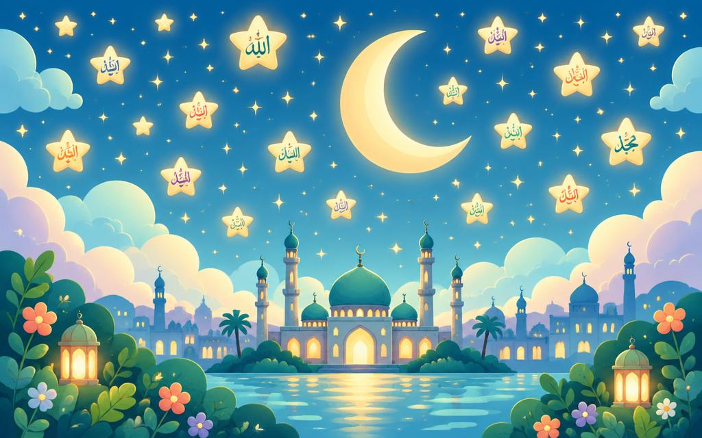 أسماء الله الحسنى للأطفال